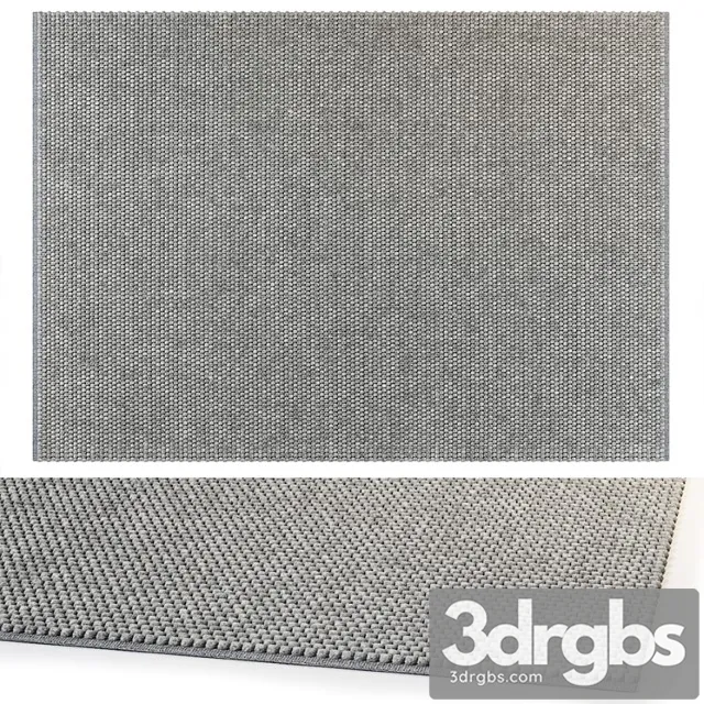 Benuta Wool Rug Beads Gray Benuta Wool Rug Beads Gray