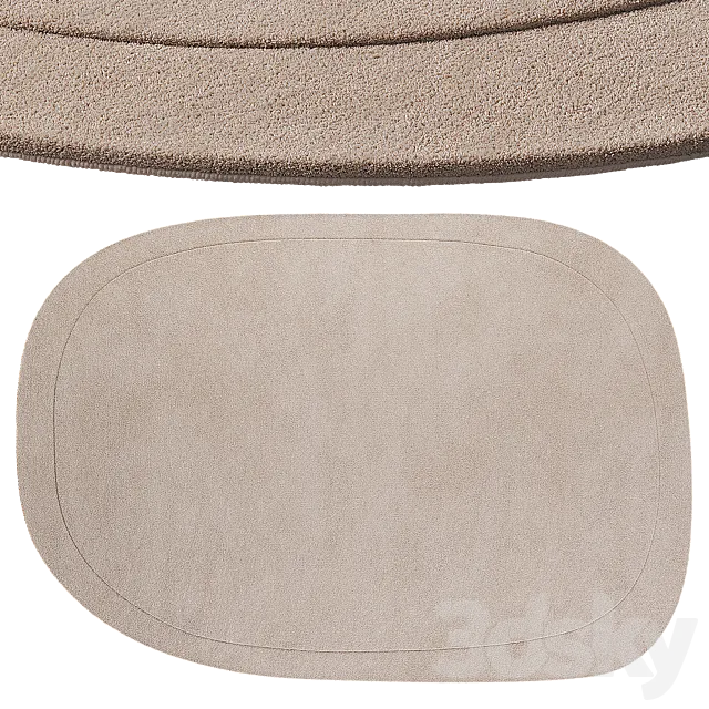 Benuta Wool Rug Shape 3D Model