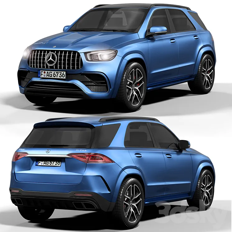 BENZ GLE63S AMG 3D Model Free Download