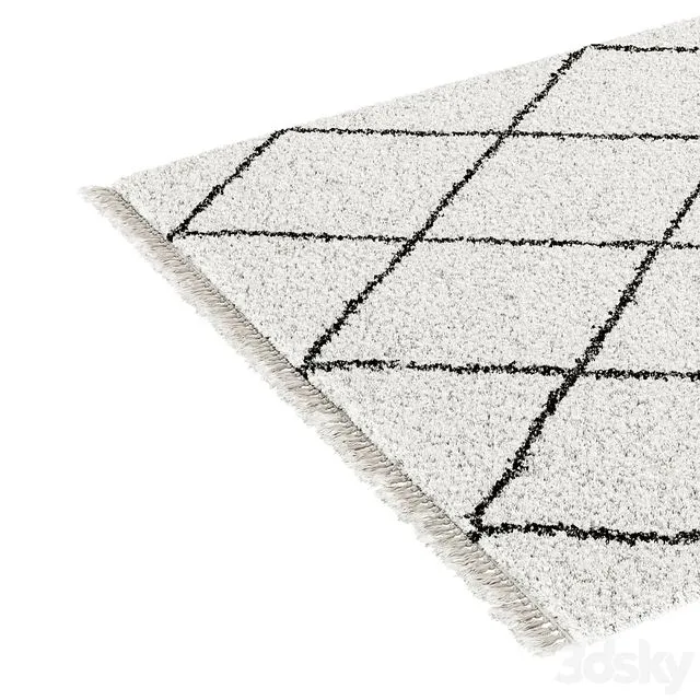 Berber carpet Jiraya by LA REDOUTE INTERIEURS 3D Model