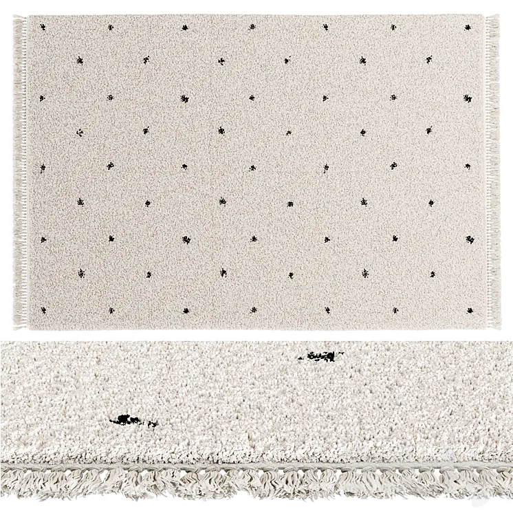 Berber style Ava rug by LA REDOUTE INTERIEURS 3D Model Free Download