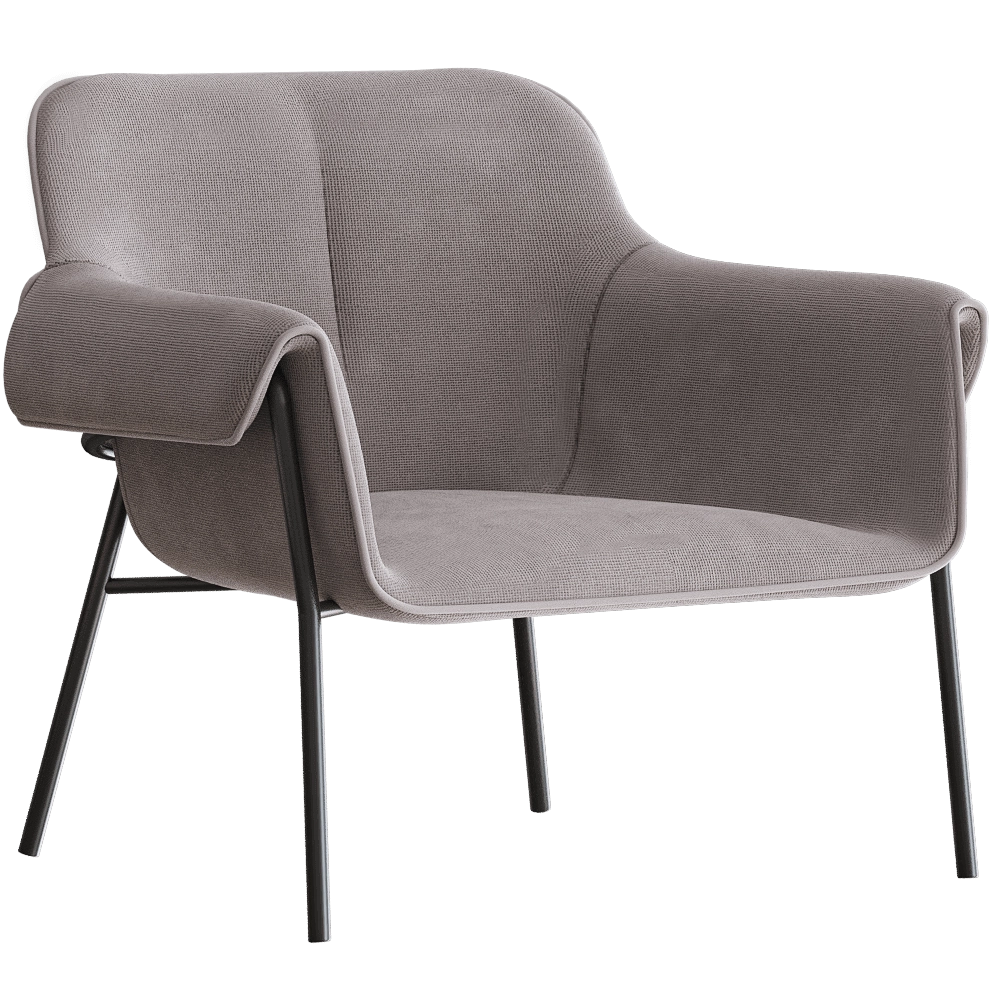 Bergenson Bjorn – Lounge chair Aline 3D Model Bergenson Bjorn – Lounge chair Aline 3D Model
