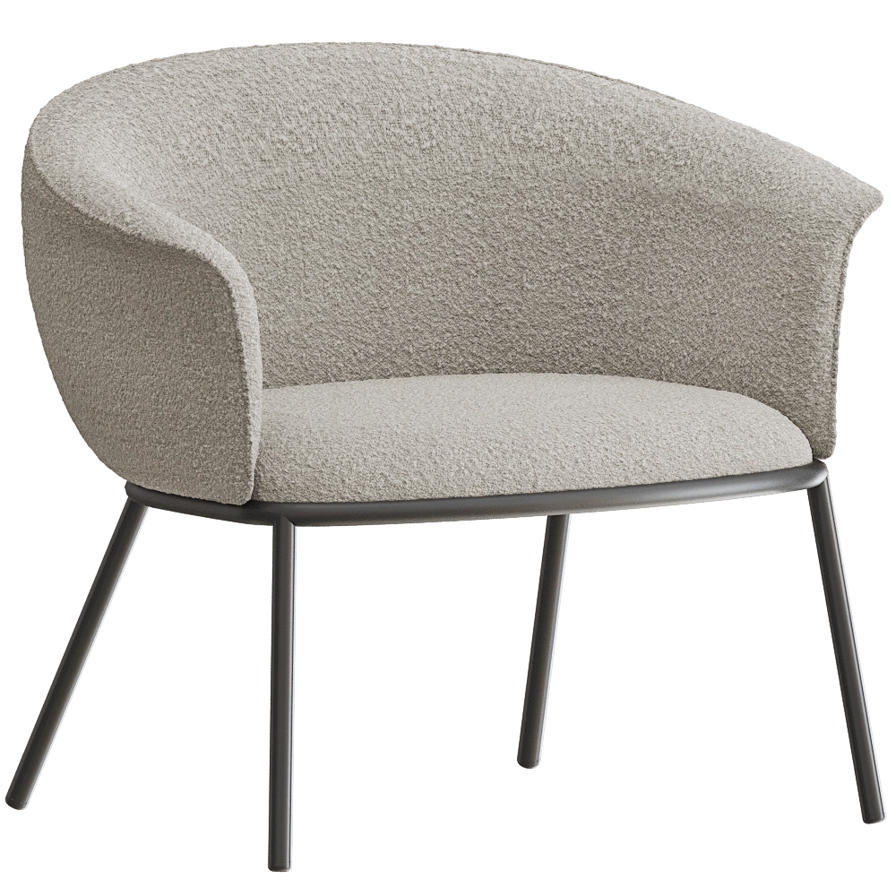 Bergenson Bjorn – Lounge chair Paal 3D Model