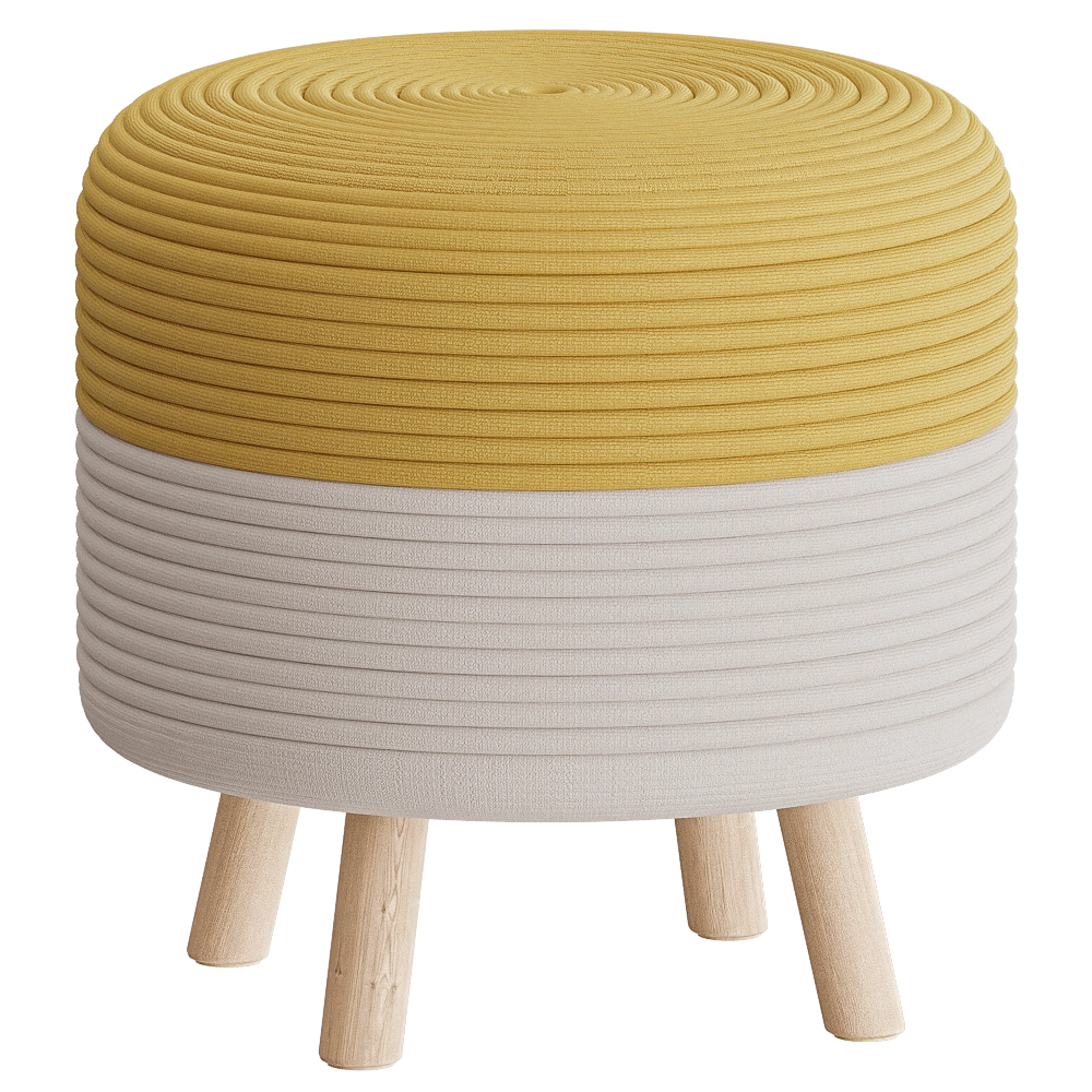 Bergenson Bjorn – Pouf Devy 3D Model Bergenson Bjorn – Pouf Devy 3D Model