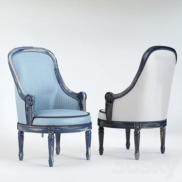 Berger ARMCHAIR PROVENCE 3D Model