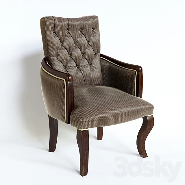 Berger Chair Martine 3D Model