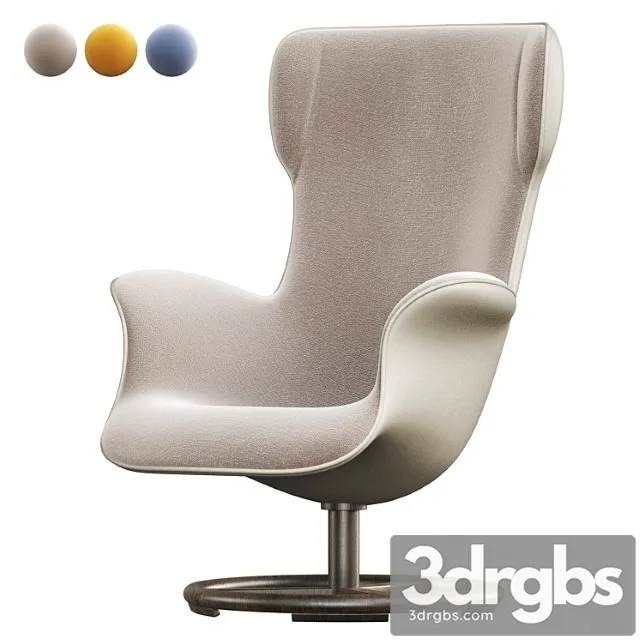 Bergere Armchair By Giorgetti 3D Model Download Bergere Armchair By Giorgetti 3D Model Download