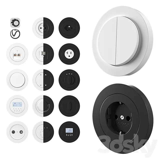 Berker R. Classic 3DModel Berker R. Classic 3DModel