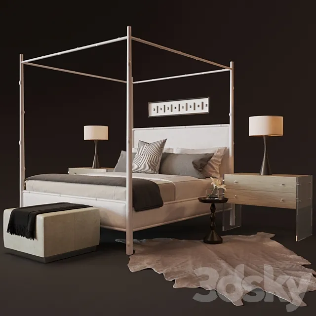 Bernhardt Bedroom ARBOR 3D Model
