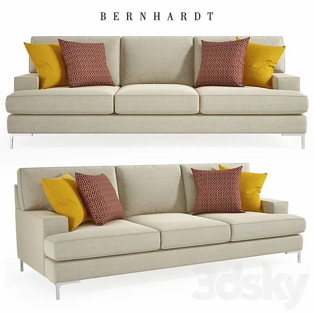 Bernhardt Carver Sofa 3D Model Bernhardt Carver Sofa 3D Model