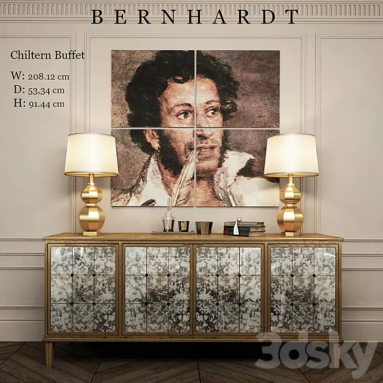 BERNHARDT Chiltern Buffet 3D Model