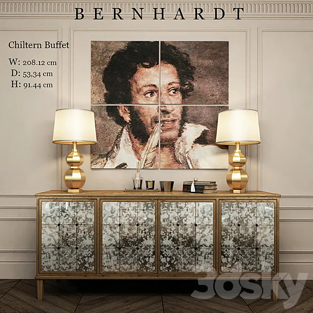 BERNHARDT Chiltern Buffet 3DModel