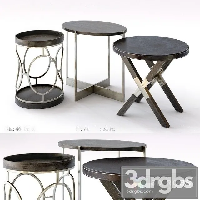 Bernhardt Clarendon Round End Tables 3D Model Download Bernhardt Clarendon Round End Tables 3D Model Download