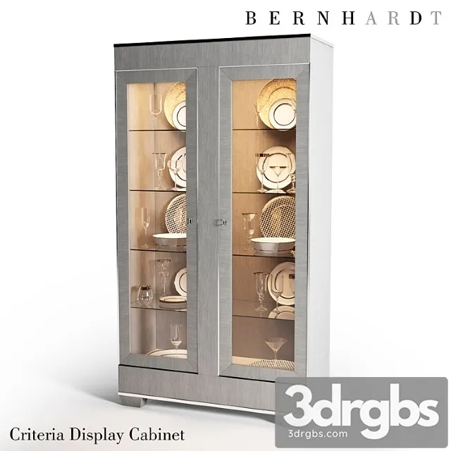 Bernhardt criteria display cabinet 3D Model Download