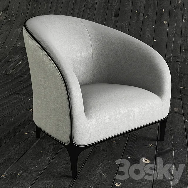 Bernhardt Design armchair 3D Model Bernhardt Design armchair 3D Model