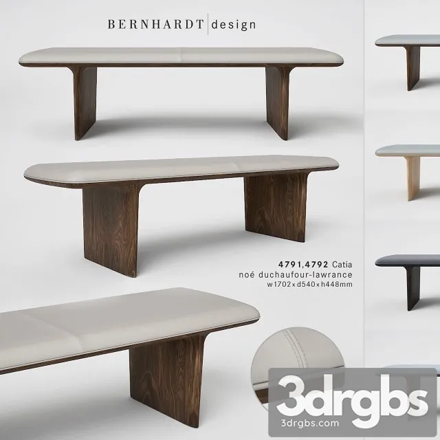 Bernhardt Design Catia Bench 3D Model Download