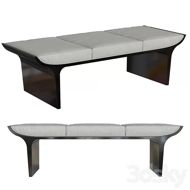 Bernhardt Design Laurel bench 3D Model Bernhardt Design Laurel bench 3D Model
