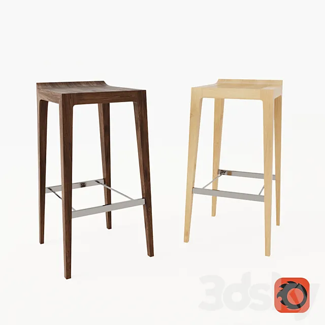 Bernhardt Design – Vanish Bar Stool 3DModel