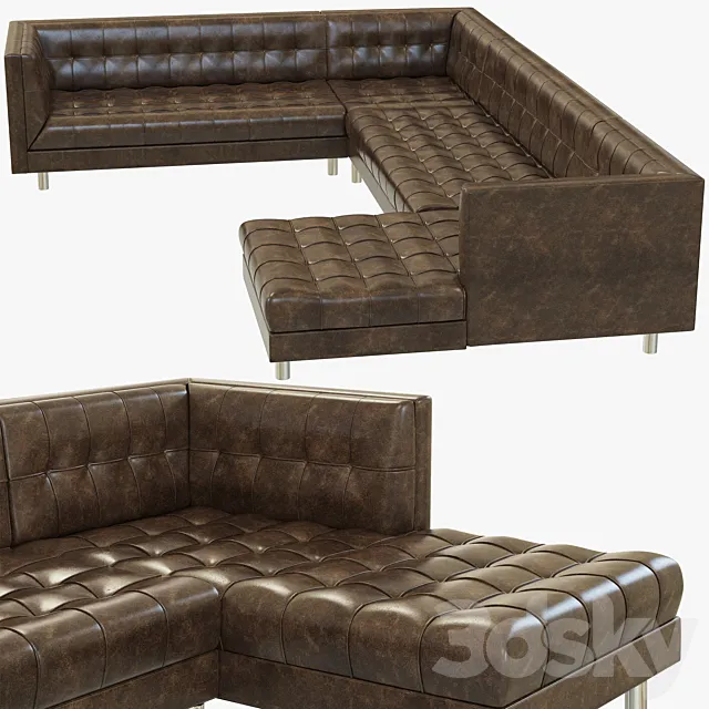 Bernhardt Dunhill Sectional Sofa 3D Model