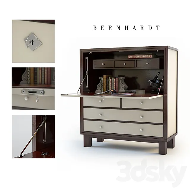 Bernhardt Griffeth Secretary 336-839 3D Model