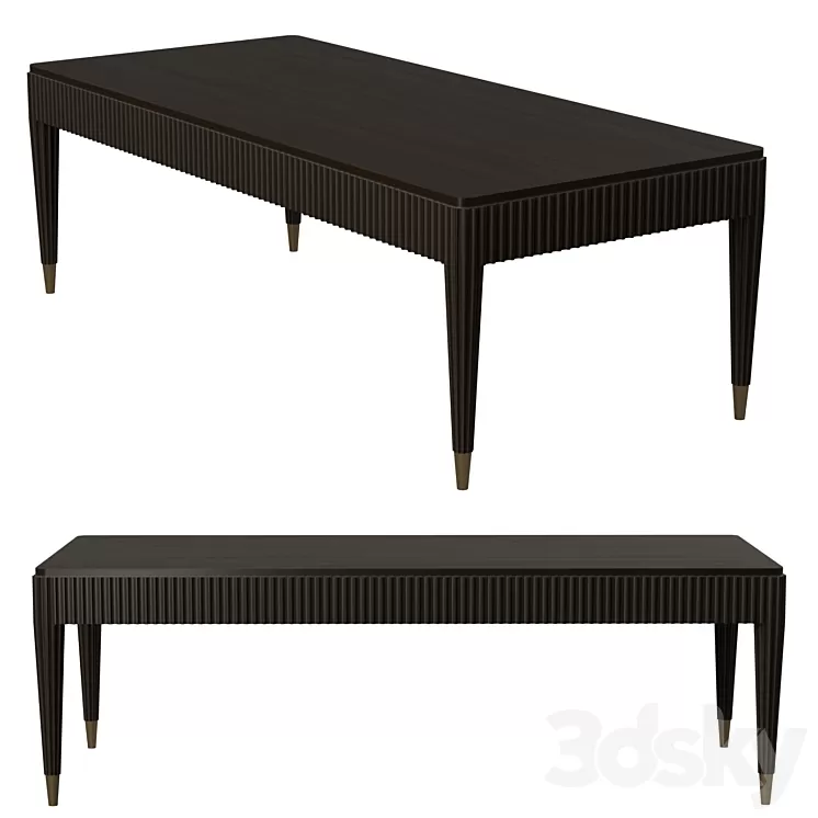 bernhardt Haven Cocktail Table 3D Model bernhardt Haven Cocktail Table 3D Model
