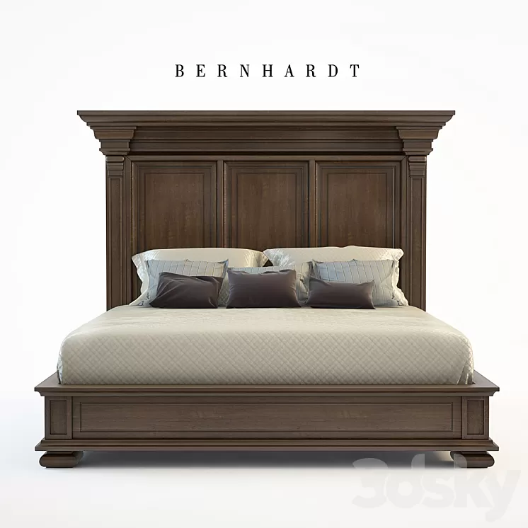 Bernhardt Huntington Panel Bed 3D Model