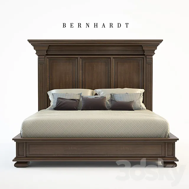 Bernhardt. Huntington Panel Bed 3DModel