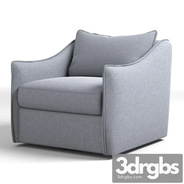 Bernhardt joli swivel chair 2 3D Model Download