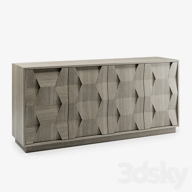 Bernhardt: Linea Buffet 3DModel Bernhardt: Linea Buffet 3DModel