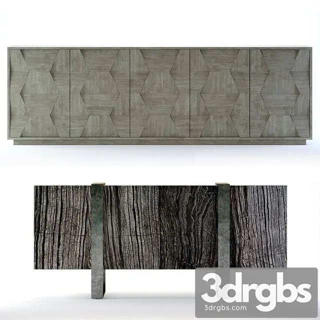 Bernhardt linea entertainment consoles 2 3D Model Download Bernhardt linea entertainment consoles 2 3D Model Download