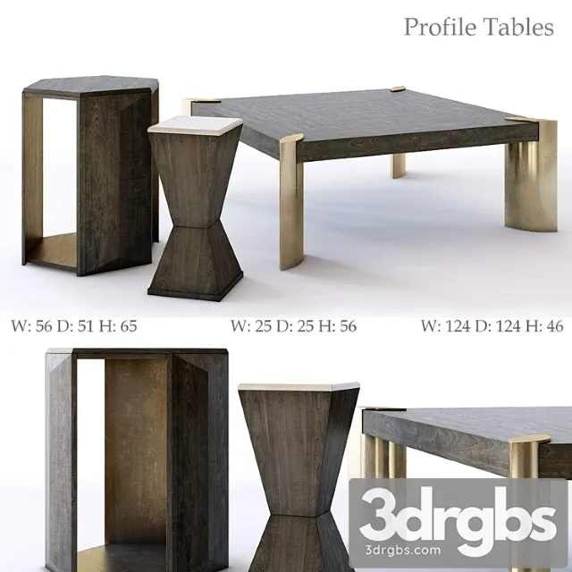 Bernhardt Profile Tables 3D Model Download Bernhardt Profile Tables 3D Model Download