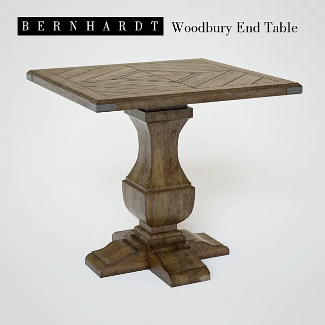 Bernhardt | Woodbury End Table 3D Model