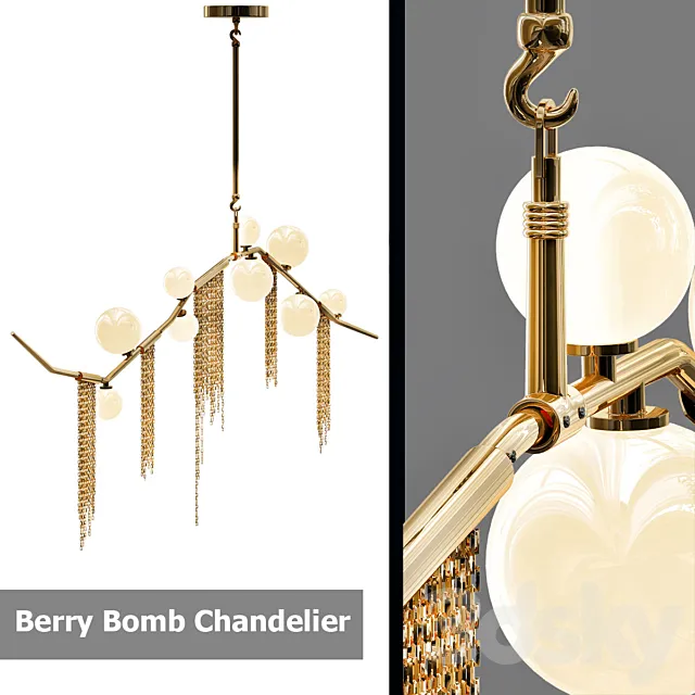 Berry Bomb Chandelier 3DModel