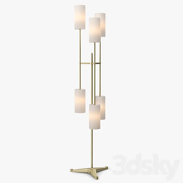Bert Frank Pugil Floor Lamp 3DModel Bert Frank Pugil Floor Lamp 3DModel
