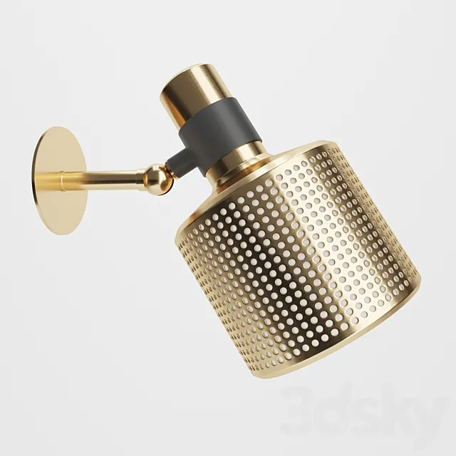 Bert Frank Riddle Single Wall Light 3D Model