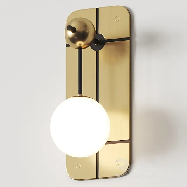 Bert Frank Rift _ Lampatron Knock Wall Lamp 3D Model Bert Frank Rift _ Lampatron Knock Wall Lamp 3D Model