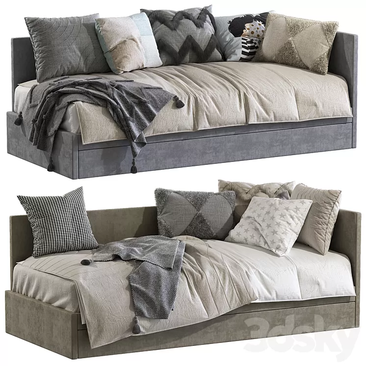 Bert sofa bed 3D Model