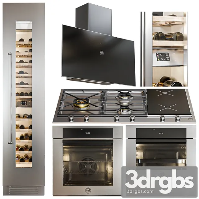 Bertazzoni Appliance Set 3D Model Download