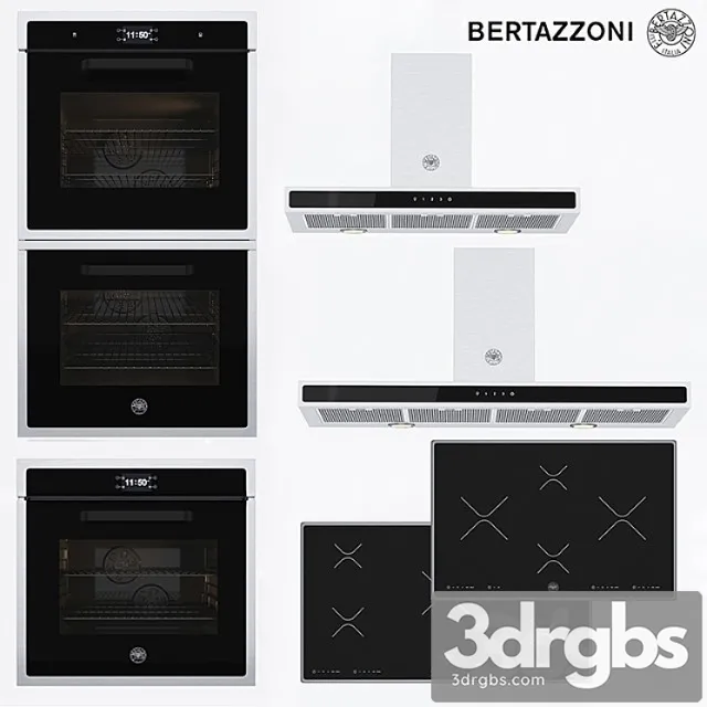 Bertazzoni Set 01 3D Model Download