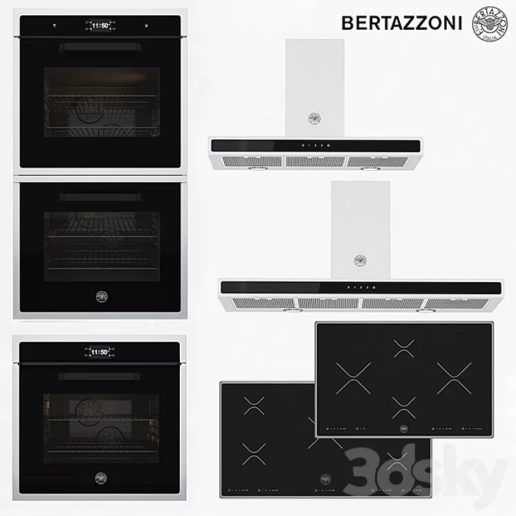 Bertazzoni set 01 3D Model