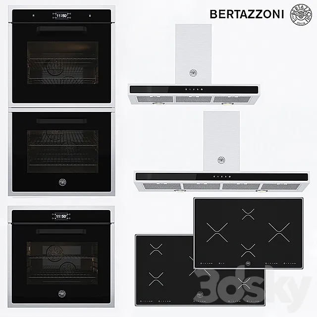Bertazzoni set 01 3DModel