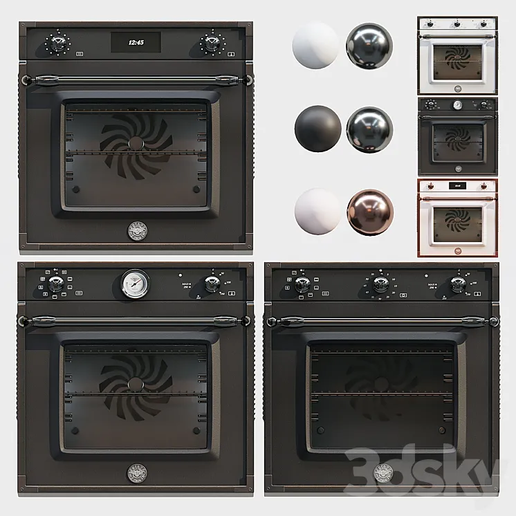 BERTAZZONI_HERITAGE_OVENS 3D Model Free Download