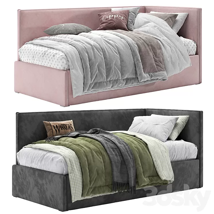 Berto corner bed 3D Model Free Download Berto corner bed 3D Model Free Download