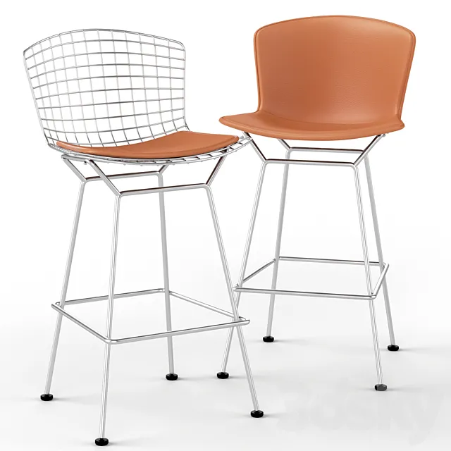 Bertoia barstool 3D Model