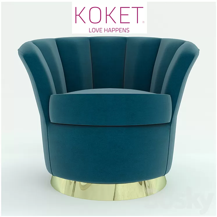BESAME CHAIR by KOKET 3D Model