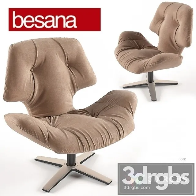 Besana Armchair Master 3D Model Download Besana Armchair Master 3D Model Download
