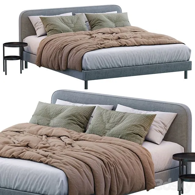 Besley Bed By Made 3D Model Besley Bed By Made 3D Model