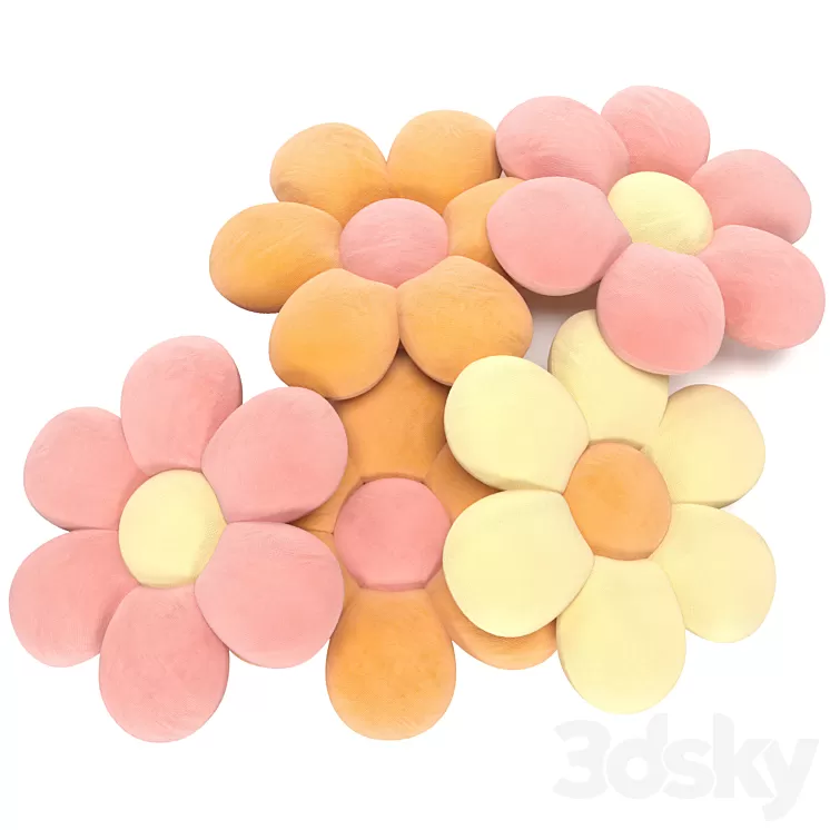 BESPORTBLE 1Pc Flower Floor Pillow 3D Model BESPORTBLE 1Pc Flower Floor Pillow 3D Model