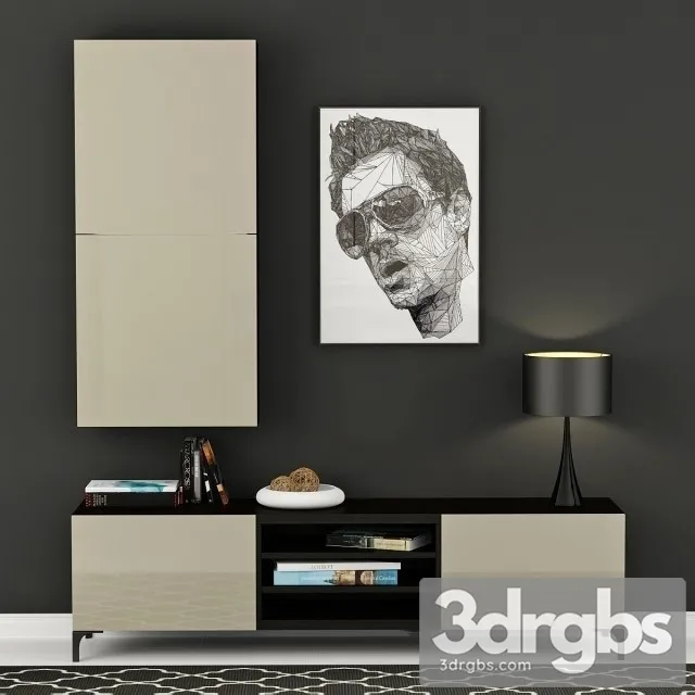 Besto Tv Stand 3D Model Download Besto Tv Stand 3D Model Download