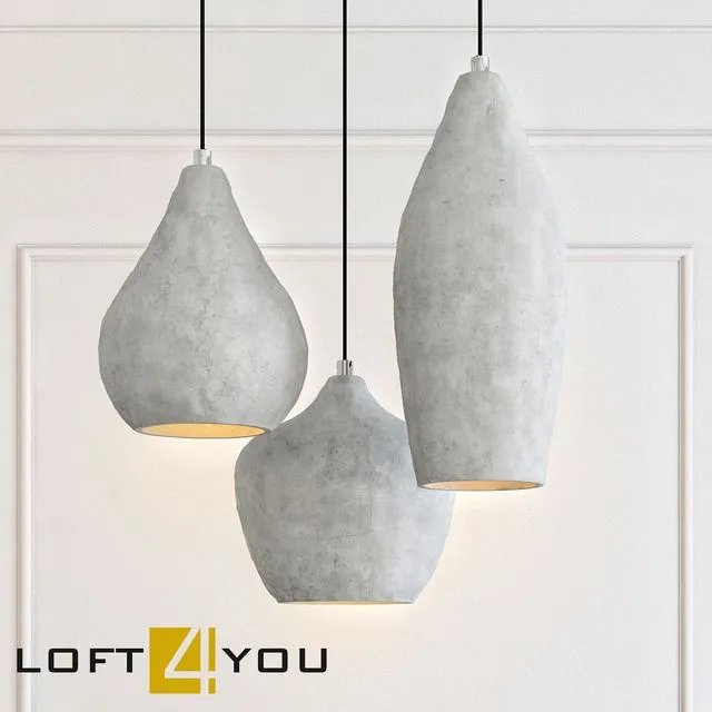 Beton pendant 7 3D Model Beton pendant 7 3D Model